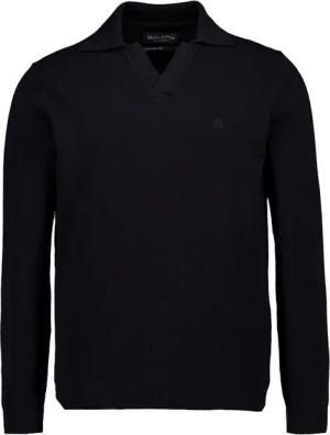 Marc O'Polo Herren Pullover schwarz unifarben