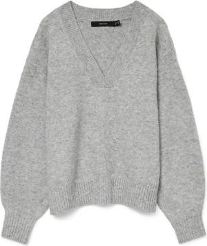 Vero Moda V-Ausschnitt-Pullover VMBOOM LS V-NECK