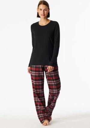 Shirt langarm rundhals schwarz - Mix+Relax 34