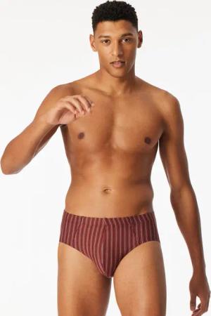 Supermini Slip 3er-Pack Organic Cotton uni/gestreift mehrfarbig - 95/5 6