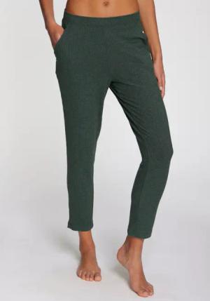 S.OLIVER Pyjamahose Damen grün-meliert Gr.44/46