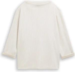 TOM TAILOR Damen Sweatshirt mit Stehkragen, beige, Meliert, Gr. S