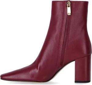 Michael Kors Stiefel - Elisa Mulberry Heeled Ankle Boot - Gr. 38 (EU) - in Rot - für Damen