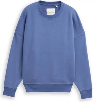 TOM TAILOR Jungen Oversize Sweatshirt mit Rückenprint, blau, Uni, Gr. 140