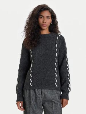 Vero Moda Pullover Ilina 10334866 Grau Loose Fit