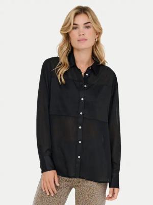 ONLY Hemd Star 15360299 Schwarz Regular Fit