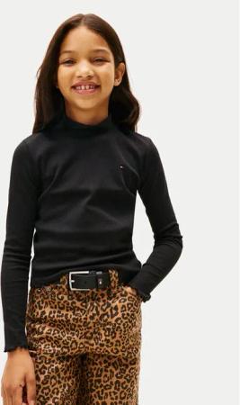 Tommy Hilfiger Bluse KG0KG08802 D Schwarz Regular Fit