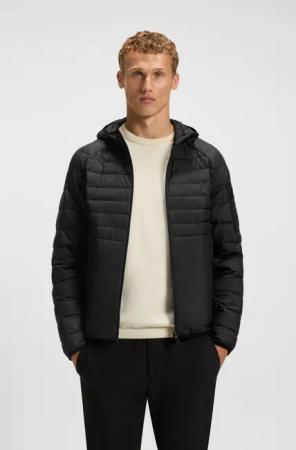BOSS GREEN Steppjacke Kapuze, Regular Fit,