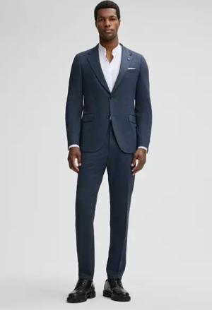 Flex Cross Anzug Alzer-Tius, navy