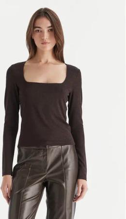 Vero Moda Bluse Kanva 10336088 Braun Regular Fit