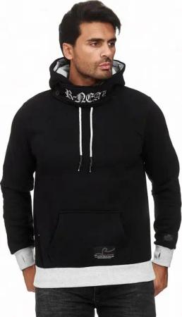 Rusty Neal Kapuzensweatshirt mit modernem Schnitt