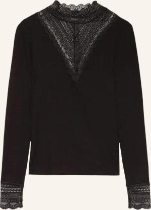 ONLY Longsleeve mit Spitzenbesatz