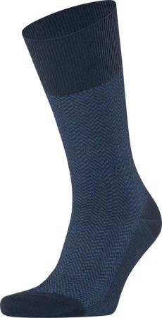 Falke Airport Herringstripe Socke Navy - Größe 43-46