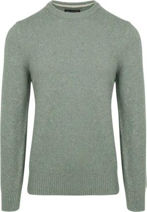 Marc O'Polo Pullover Tweed Wool Blend Grün - Größe XXL