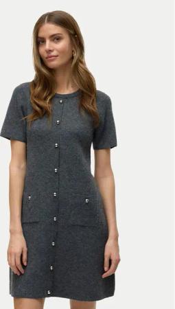 Vero Moda Strickkleid Johanna 10333908 Grau Standard Fit