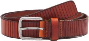 Jack & Jones Ledergürtel Ledergürtel JACROYALE Vegetable Tan Herrengürtel Vollnarbig (1-St., Basic) 12192628