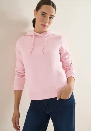 Cecil Damen Hoodie mit Stickerei in Rosa, Gr: XXL