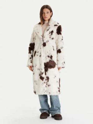 Vero Moda Pelzmantel Crystal 10343568 Beige Loose Fit