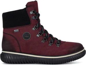 Rieker Schnürschuhe 74247-35 Dunkelrot