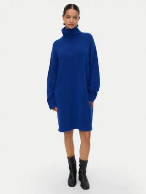 Vero Moda Strickkleid Aquarius 10331900 Blau Regular Fit