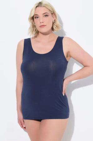 Ulla Popken Unterhemd Unterhemd Rundhals ärmellos