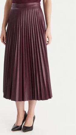 Vero Moda Rock aus Kunstleder Bella Holly 10319036 Violett Regular Fit