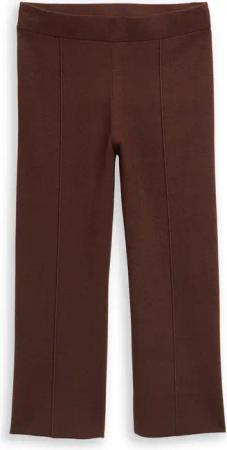 TOM TAILOR Damen Culotte Strickhose, braun, Meliert, Gr. 36