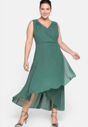 Sheego Abendkleid Große Größen in Wickeloptik