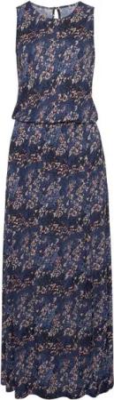 Vivance Maxikleid mit Seitennahttaschen und Schlitz, lockeres Sommerkleid, Strandkleid