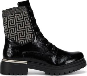 Rieker Schnürschuhe 72607-00 Schwarz