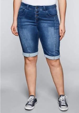 Sheego Jeansbermudas Große Größen