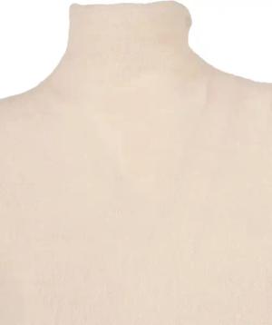 Antonelli - Minimalist Round Neck Sweater In Fine Alpaca Blend - Größe S - beige