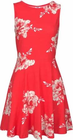 Beachtime Strandkleid mit Blumenprint, Minikleid, Sommerkleid aus Baumwolle