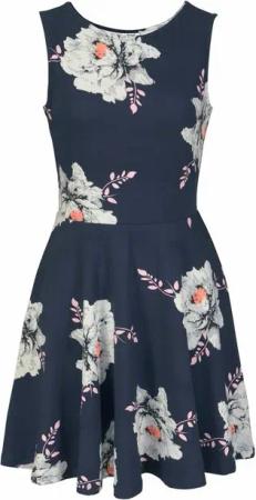 Beachtime Strandkleid mit Blumenprint, Minikleid, Sommerkleid aus Baumwolle