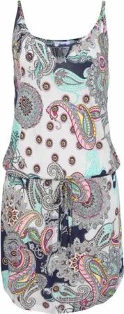 Beachtime Strandkleid mit Paisleymuster in lockerer Passform, Minikleid, Sommerkleid