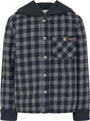 Minymo Langarmshirt Shirt LS Check Collegiate Blue Minymo 122 Kinder Langarmshirt