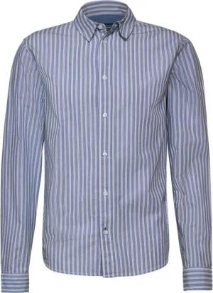 STREET ONE MEN Langarmhemd aus reiner Baumwolle
