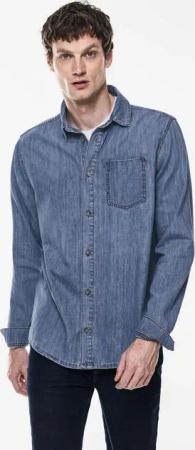 STREET ONE MEN Jeanshemd aus reiner Baumwolle