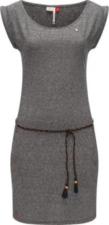 Ragwear Shirtkleid Tag leichtes Jersey-Kleid in melierter Optik