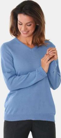 GOLDNER Strickpullover Atmungsaktiver Merinopullover mit V-Ausschnitt