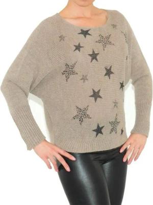 YESET Longpullover Pullover Strick Pulli Fledermausärmel Top Wolle