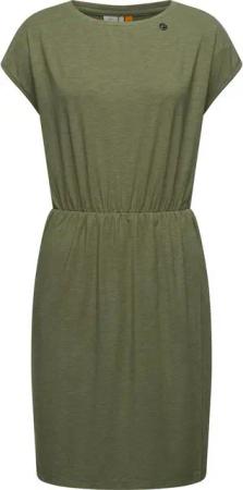Ragwear Jerseykleid Copr Stylisches Shirtkleid mit Raffungen