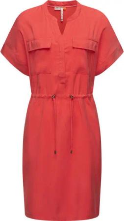 Ragwear Blusenkleid Roisa stylisches Sommerkleid mit Bindeband