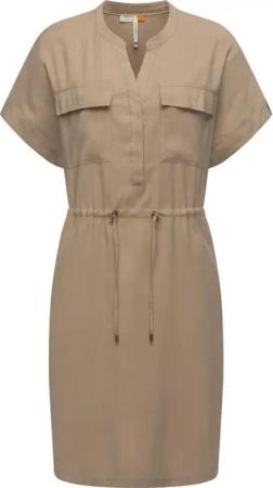 Ragwear Blusenkleid Roisa stylisches Sommerkleid mit Bindeband
