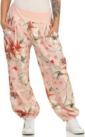 CLEO STYLE Stoffhose Damen Sommerhose 400 Rosa