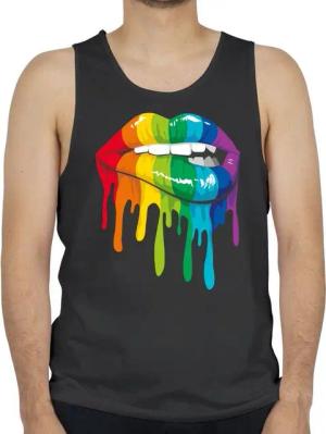 Shirtracer Tanktop Lippen LGBT & LGBTQ LGBT Kleidung