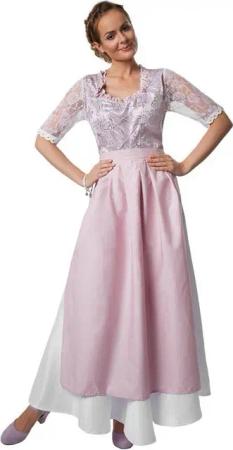 dressforfun Dirndl Frauenkostüm Maxi-Dirndl Neuschwanstein Modell 1