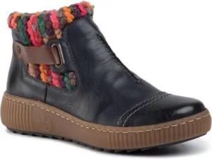 Rieker Stiefeletten Z6684-14 Blau Kombi Stiefelette