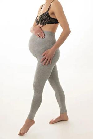petit amour Umstandsleggings JULIA 2 Schwangerschaftshosen, lang, Umstandsmode Umstandshosen (2er Pack Set, 2-tlg., mit integriertem Gummibund zum Mitwachsen) mit elastischem Bund und langem Bein