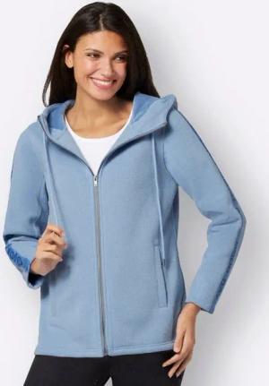 Sieh an! Shirtjacke Strickfleecejacke